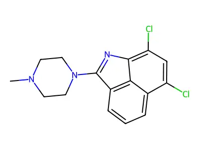 6,8-Dichloro-2-(4-methylpiperazin-1-yl)benzo[cd]indole structure