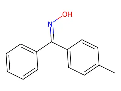 N-[(4-methylphenyl)-phenylmethylidene]hydroxylamine structure