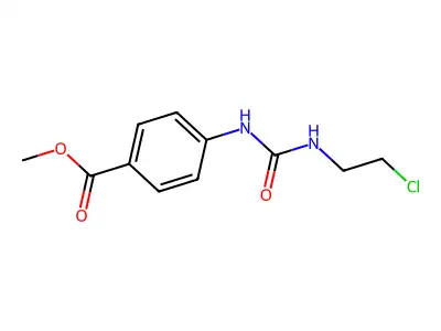 Methyl 4-(3-(2-chloroethyl)ureido)benzoate structure