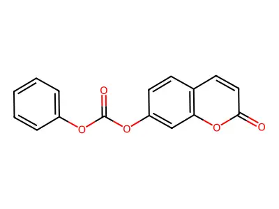 2-氧代-2H-色烯-7基苯基碳酸盐 structure