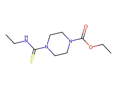 Ethyl 4-(ethylcarbamothioyl)piperazine-1-carboxylate structure