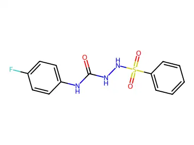 1-(Benzenesulfonamido)-3-(4-fluorophenyl)urea structure