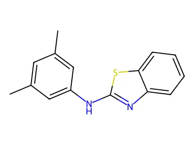 N-(3,5-dimethylphenyl)-1,3-benzothiazol-2-amine structure