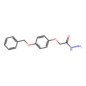 2-(4-(Benzyloxy)phenoxy)acetohydrazide structure