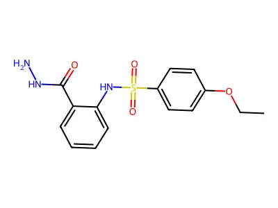 4-ethoxy-N-[2-(hydrazinecarbonyl)phenyl]benzene-1-sulfonamide structure