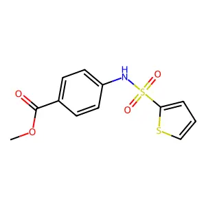 Methyl 4-(thiophen-2-ylsulfonylamino)benzoate structure