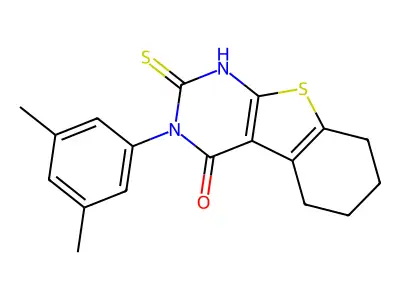 4-(3,5-Dimethylphenyl)-5-sulfanyl-8-thia-4,6-diazatricyclo[7.4.0.0,2,7]trideca-1(9),2(7),5-trien-3-one structure