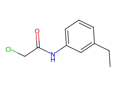 2-chloro-N-(3-ethylphenyl)acetamide structure