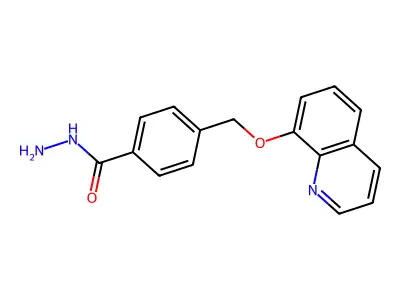4-[(Quinolin-8-yloxy)methyl]benzohydrazide structure
