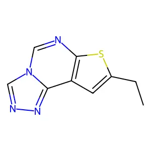 8-Ethylthieno[3,2-e][1,2,4]triazolo[4,3-c]pyrimidine structure