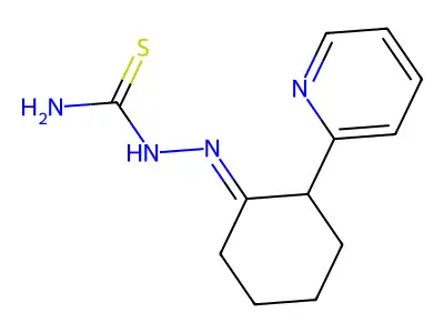 [(2-Pyridin-2-ylcyclohexylidene)amino]thiourea structure