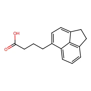 4-(1,2-Dihydro-5-acenaphthylenyl)butanoic acid structure