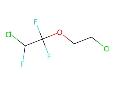 2-Chloro-1-(2-chloroethoxy)-1,1,2-trifluoroethane structure