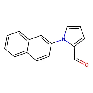 1-(2-萘基)-1H-吡咯-2-甲醛 structure