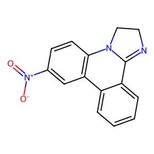 7-Nitro-2,3-dihydroimidazo[1,2-f]phenanthridine structure