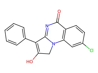 8-Chloro-3-phenylpyrrolo[1,2-a]quinazoline-2,5(1H,4H)-dione structure