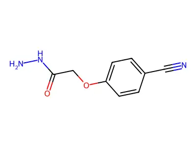 2-(4-Cyanophenoxy)acetic acid hydrazide structure
