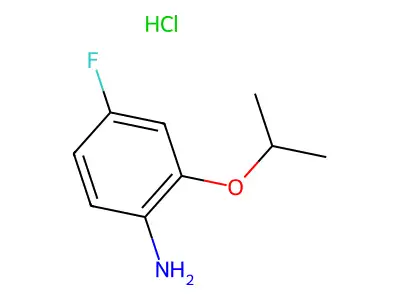 4-Fluoro-2-(1-methylethoxy)benzenamine structure