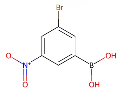 (3-Bromo-5-nitrophenyl)boronic acid structure