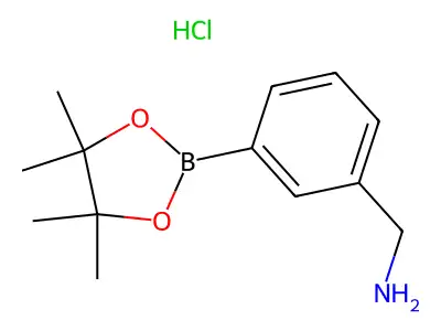 (3-(Aminomethyl)phenyl)boronic acid structure