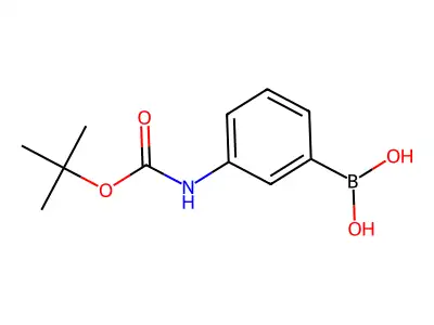 (3-Boc-aminophenyl)boronic acid structure