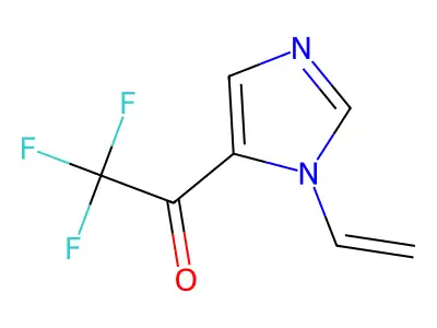 1-(1-Ethenyl-1H-imidazol-5-yl)-2,2,2-trifluoroethan-1-one structure