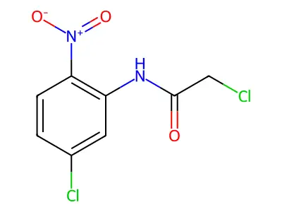 2-chloro-N-(5-chloro-2-nitrophenyl)acetamide structure