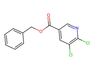 Benzyl 5,6-dichloropyridine-3-carboxylate structure