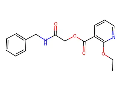 [2-(Benzylamino)-2-oxoethyl] 2-ethoxypyridine-3-carboxylate structure