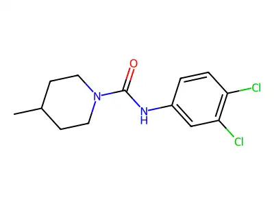 1-(N-(3,4-Dichlorophenyl)carbamoyl)-4-methylpiperidine structure