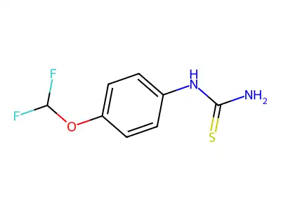 4-Difluoromethoxyphenylthiourea structure