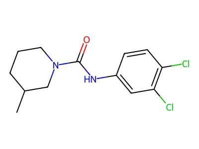 1-(N-(3,4-Dichlorophenyl)carbamoyl)-3-methylpiperidine structure