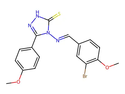 C17H15BrN4O2S structure