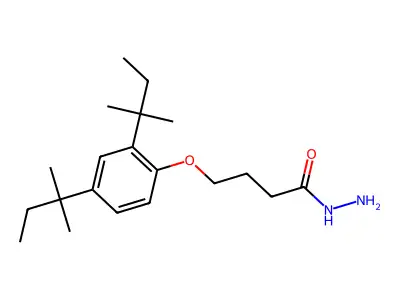 4-[2,4-Bis(2-methylbutan-2-yl)phenoxy]butanehydrazide structure