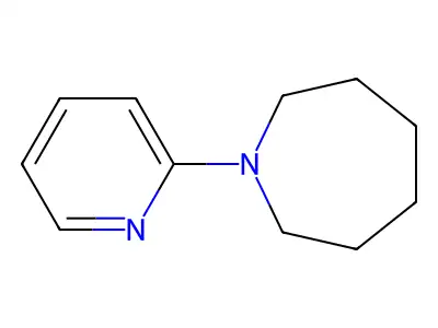 1H-Azepine, hexahydro-1-(pyridinyl)- structure