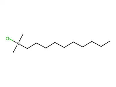 Silane, chlorodecyldimethyl- structure