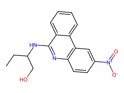 10-Methoxynaphtho[2,1-b][1,5]naphthyridine structure