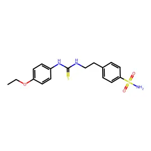 1-(4-Ethoxyphenyl)-3-[2-(4-sulfamoylphenyl)ethyl]thiourea structure