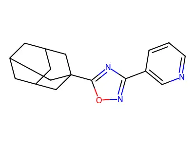 5-(1-Adamantyl)-3-pyridin-3-yl-1,2,4-oxadiazole structure