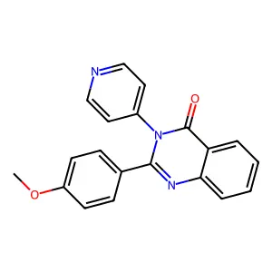 2-(4-Methoxyphenyl)-3-pyridin-4-ylquinazolin-4-one structure