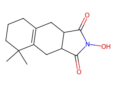 2-hydroxy-5,5-dimethyl-4,6,7,8,9,9a-hexahydro-3aH-benzo[f]isoindole-1,3-dione structure