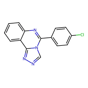 5-(4-Chlorophenyl)-[1,2,4]triazolo[4,3-c]quinazoline structure