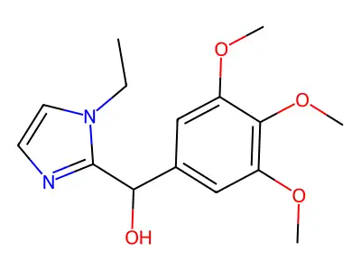 (1-Ethylimidazol-2-yl)-(3,4,5-trimethoxyphenyl)methanol structure