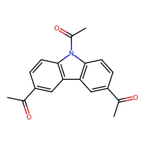 1-(6,9-Diacetylcarbazol-3-yl)ethanone structure