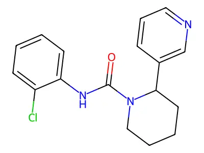 N-(2-chlorophenyl)-2-pyridin-3-ylpiperidine-1-carboxamide structure