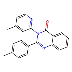 2-(4-Methylphenyl)-3-(4-methylpyridin-2-yl)quinazolin-4-one structure