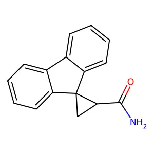 Spiro[cyclopropane-1,9'-fluorene]-2-carboxamide structure