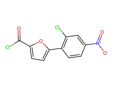 5-(2-Chloro-4-nitrophenyl)furan-2-carbonyl chloride structure