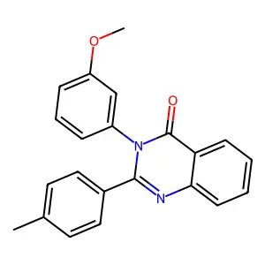3-(3-Methoxyphenyl)-2-(4-methylphenyl)quinazolin-4-one structure