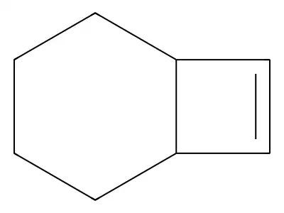 Bicyclo(4.2.0)oct-7-ene structure
